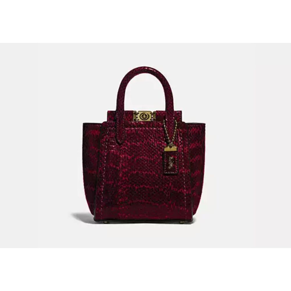 COACH Troupe Tote 16 In Snakeskin - Picture 1 of 6
